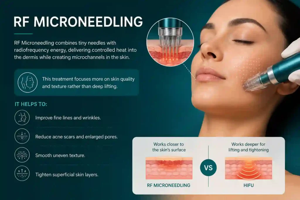 What Does RF Microneedling Do That HIFU Alone Cannot Springs Mire